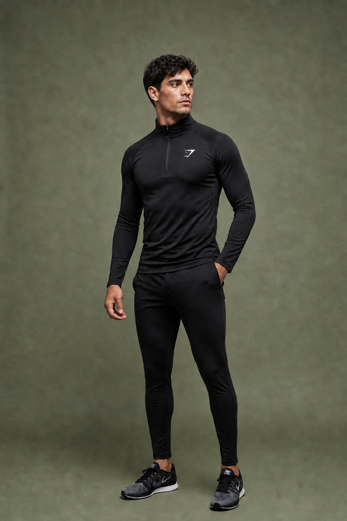 1/4 zip Compression Long Sleeve Gymshark