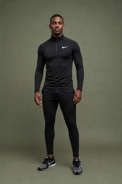 1/4 zip Compression Long Sleeve Nike