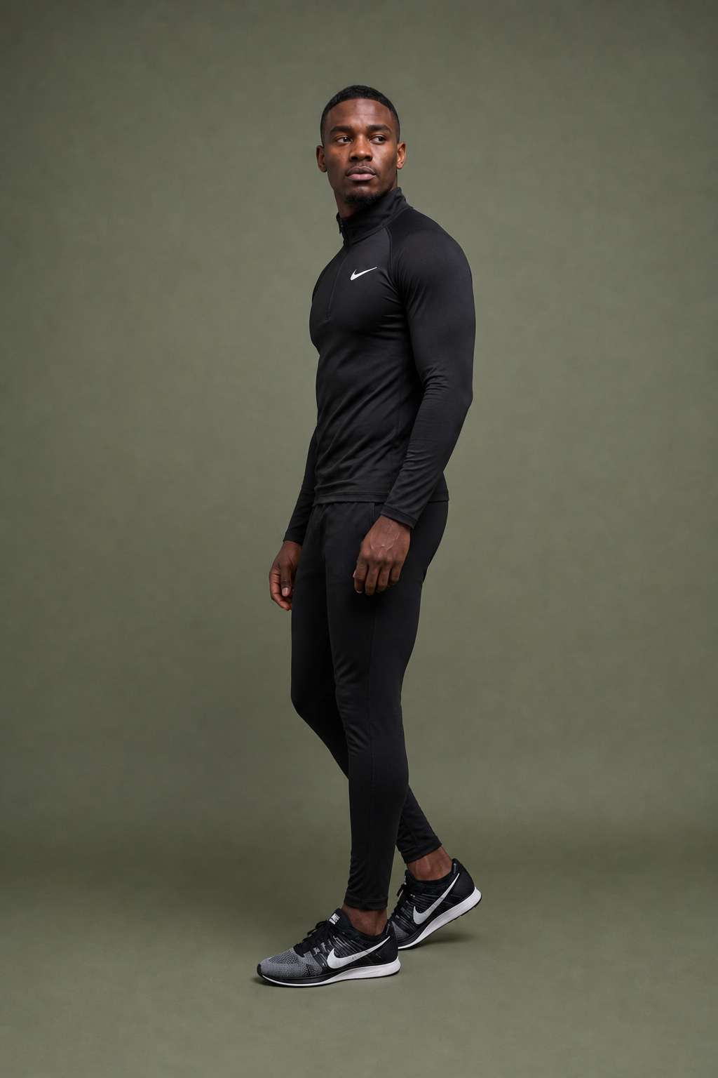 1/4 zip Compression Long Sleeve Nike
