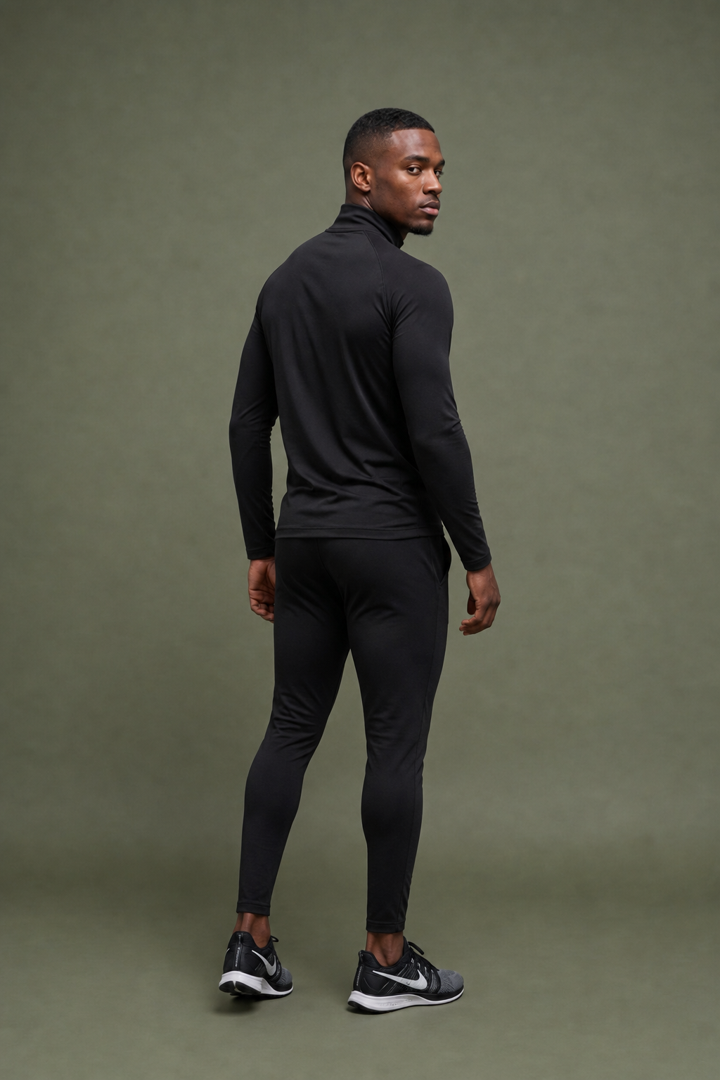 1/4 zip Compression Long Sleeve Nike