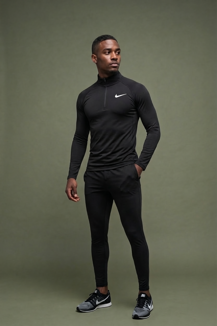 1/4 zip Compression Long Sleeve Nike